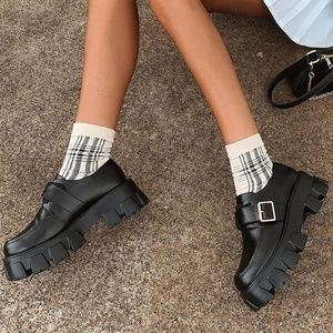 Platform Buckle Shoes